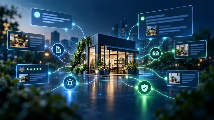 Empresa conectada a páginas, avaliações e fontes digitais usadas por sistemas de inteligência artificial